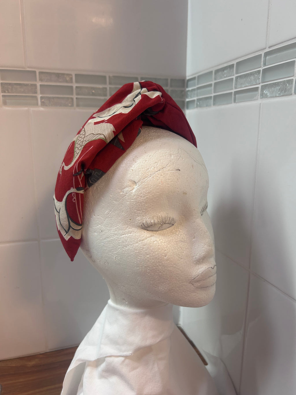 Turban Headband peace Crane 🪽 🤎🤍