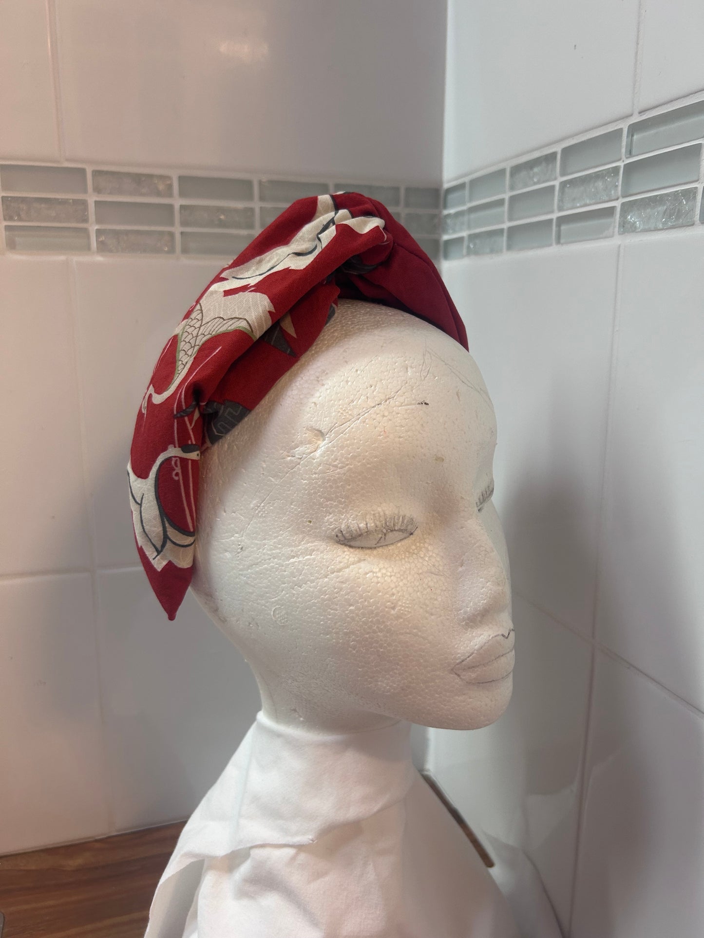 Turban Headband peace Crane 🪽 🤎🤍