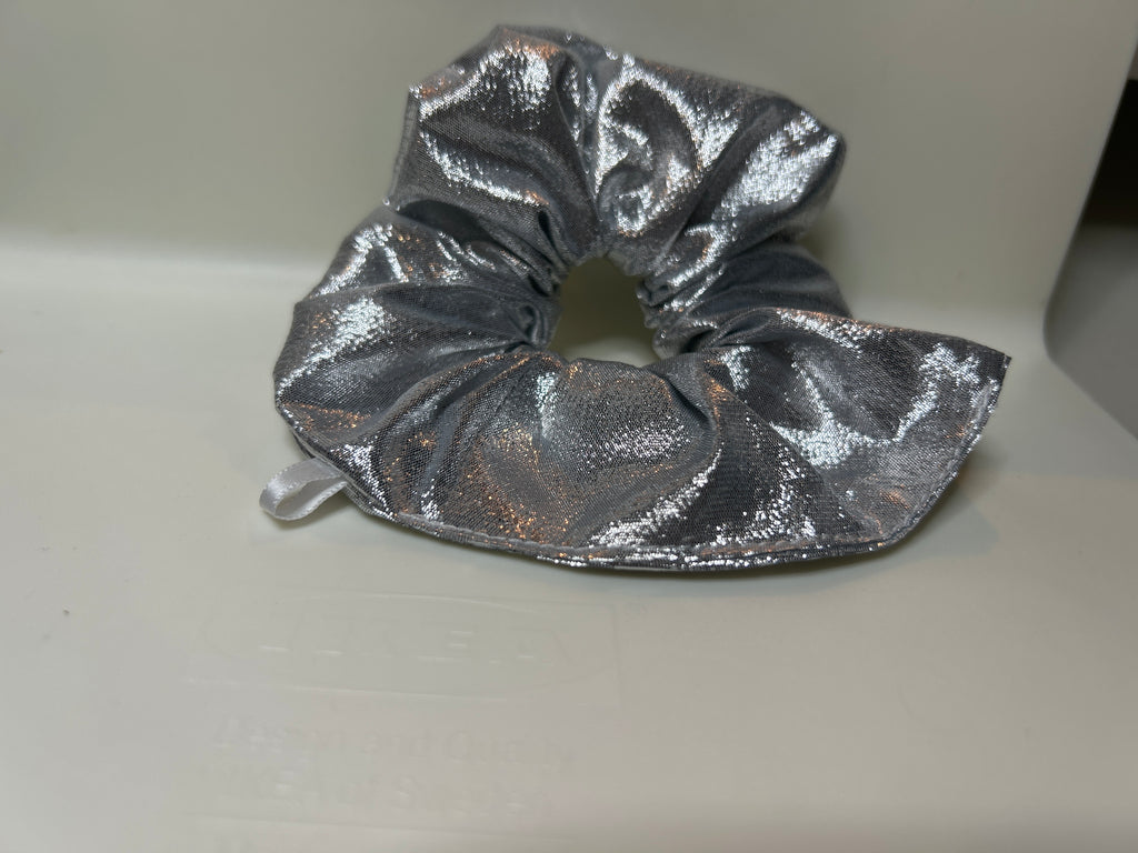 Chromio Silver Scrunchie