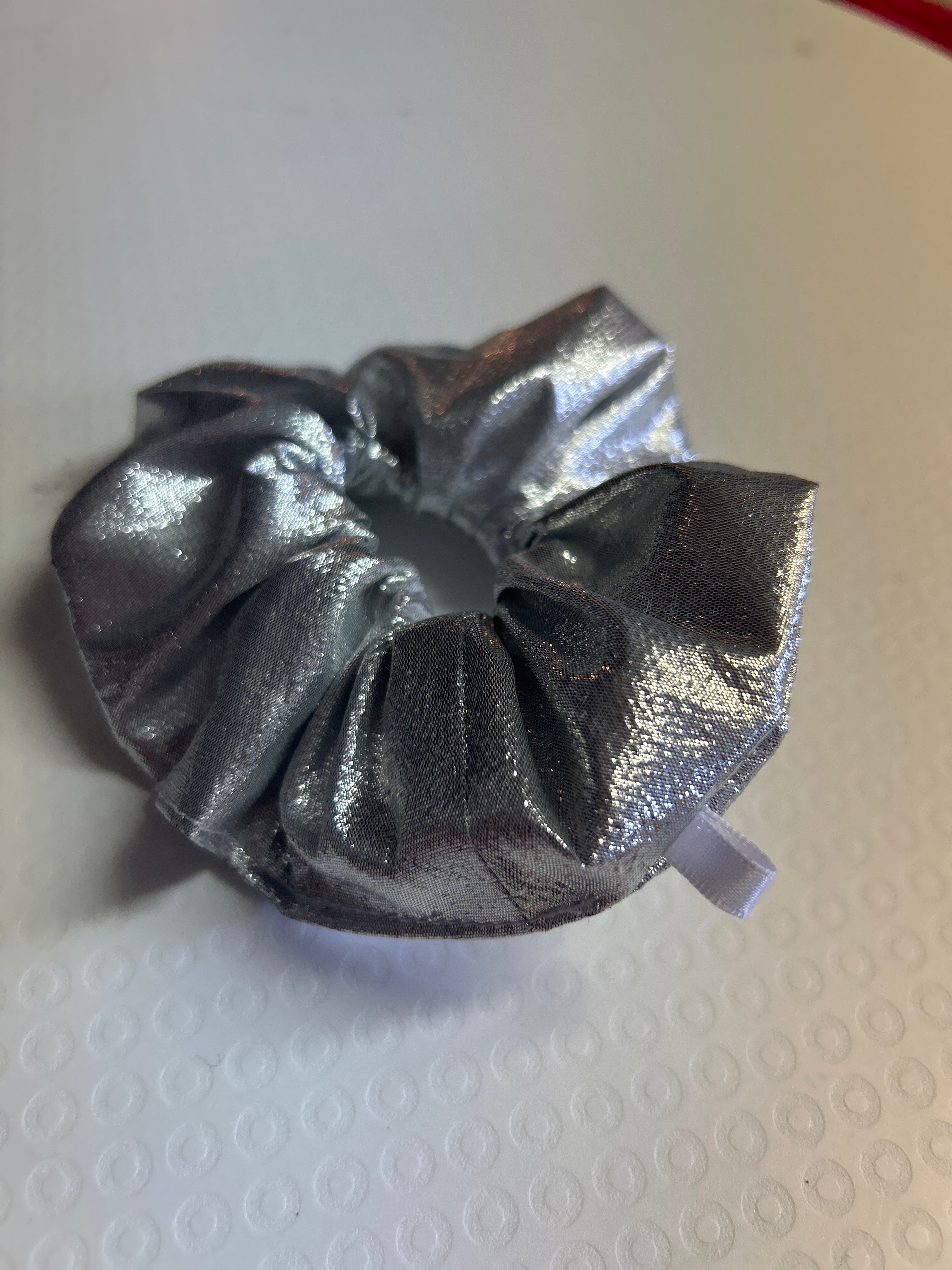 Chromio Silver Scrunchie