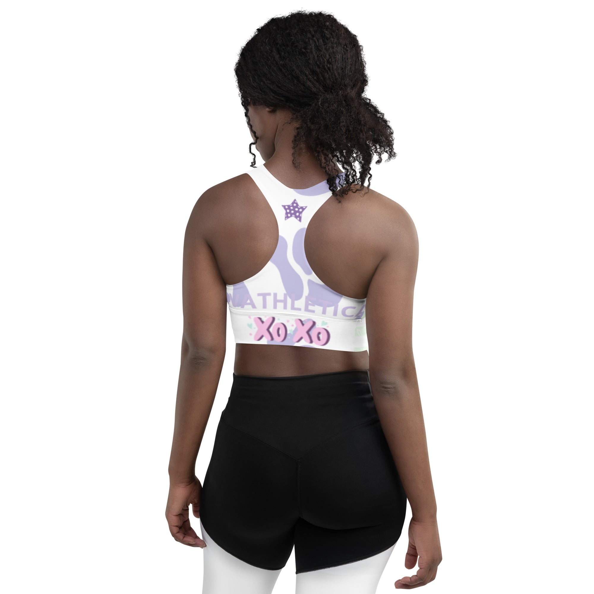 Lara Crop Longline sports bra