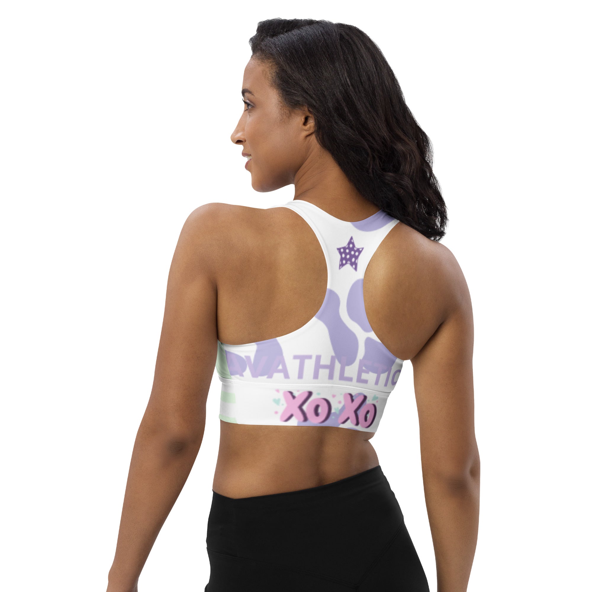 Lara Crop Longline sports bra