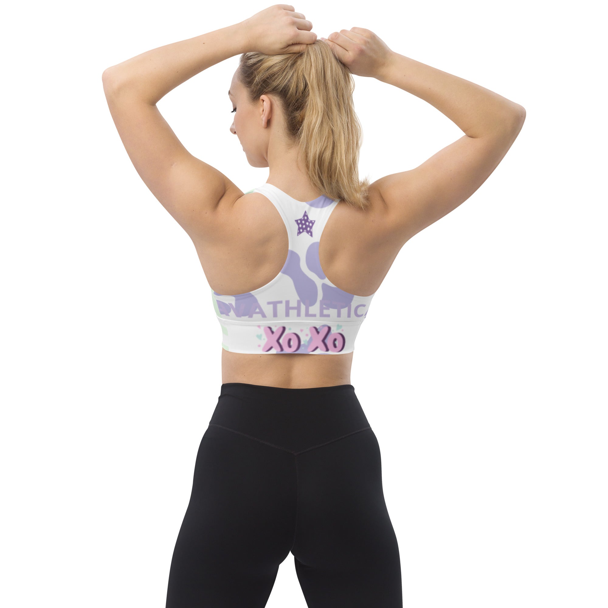 Lara Crop Longline sports bra