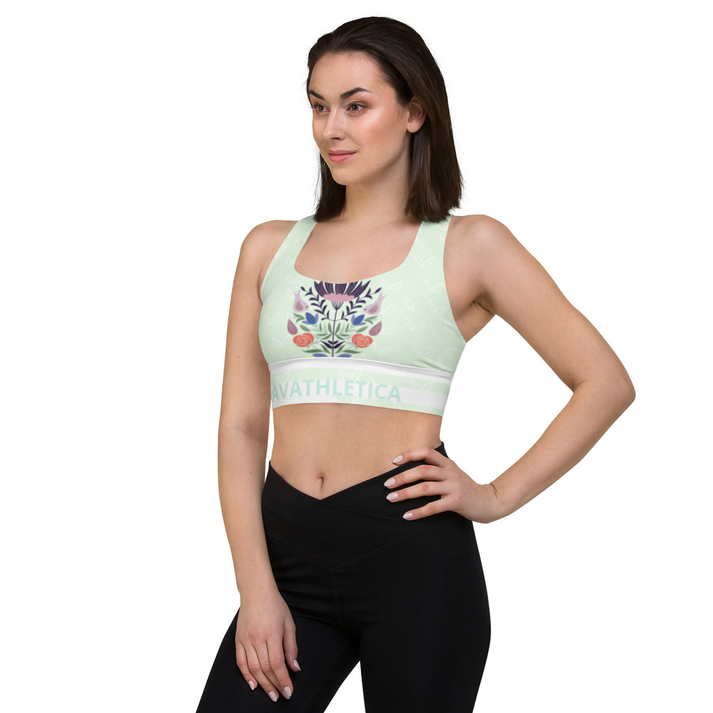Lara Crop Longline sports bra