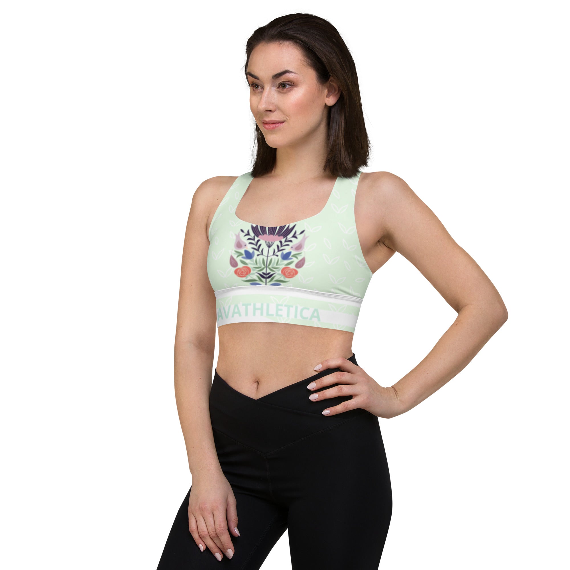 Lara Crop Longline sports bra