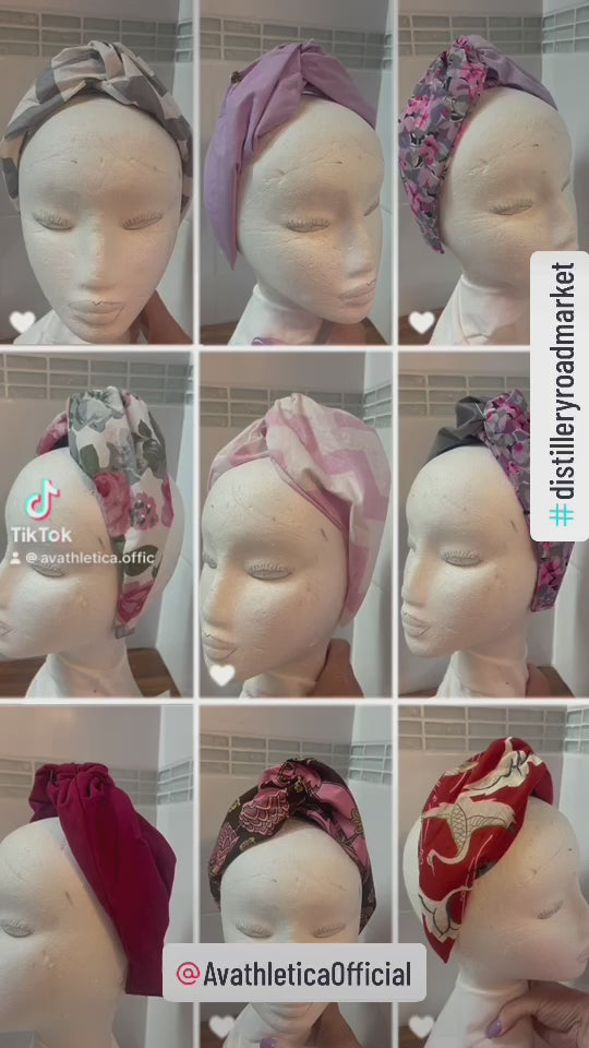 Turban Headband Azure Blue