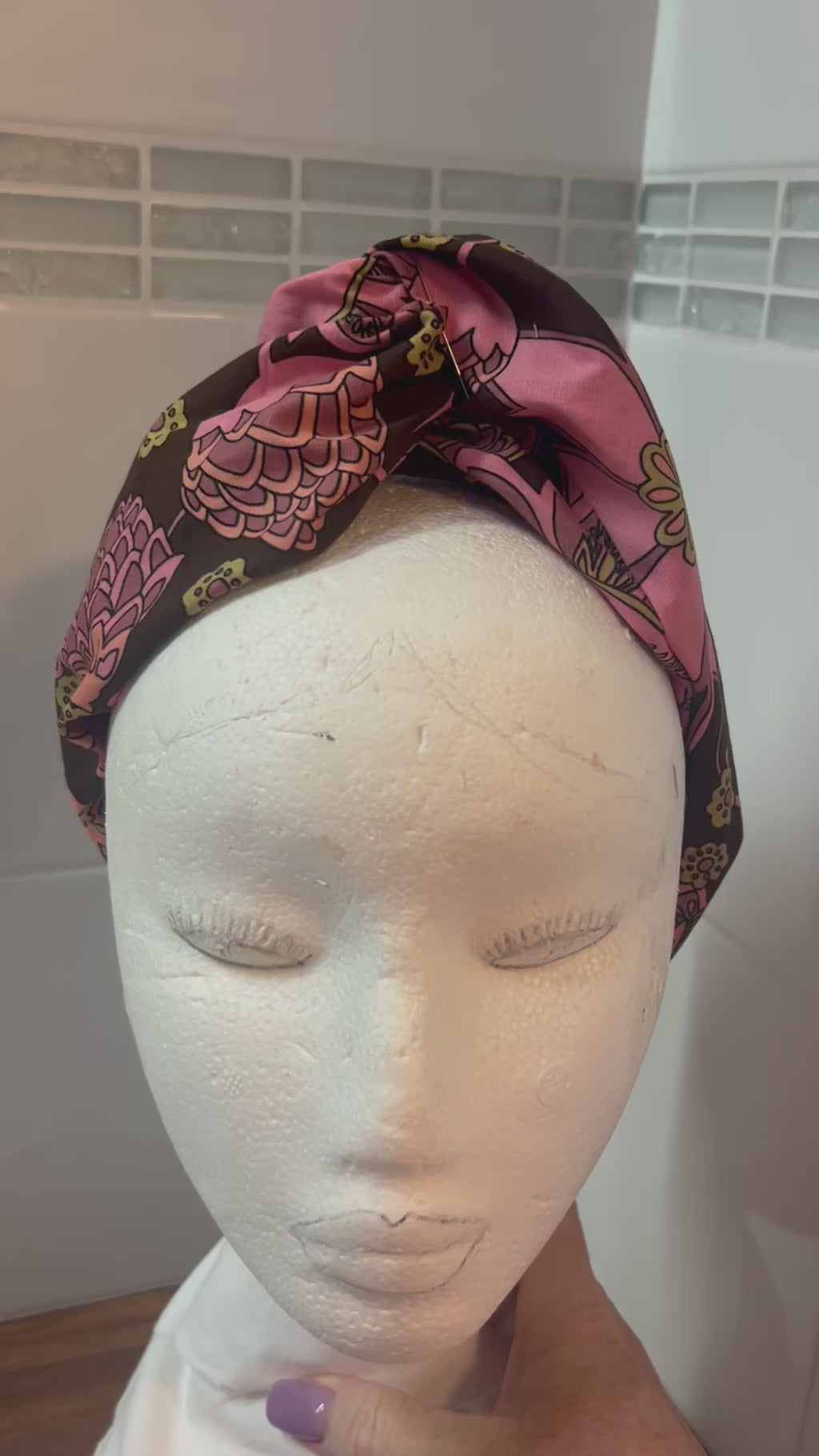 Turban Headband Lotus 🪷  flower