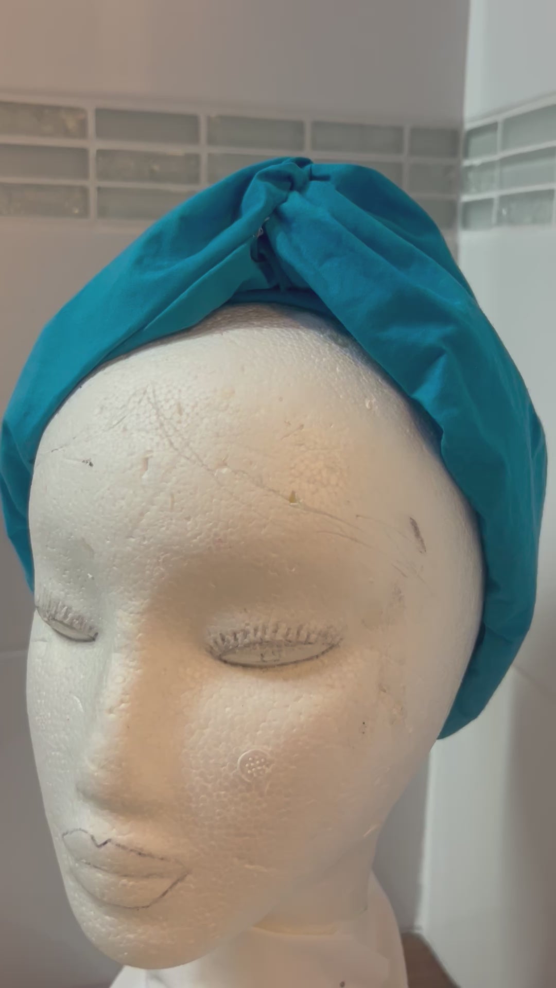 Turban Headband Azure Blue